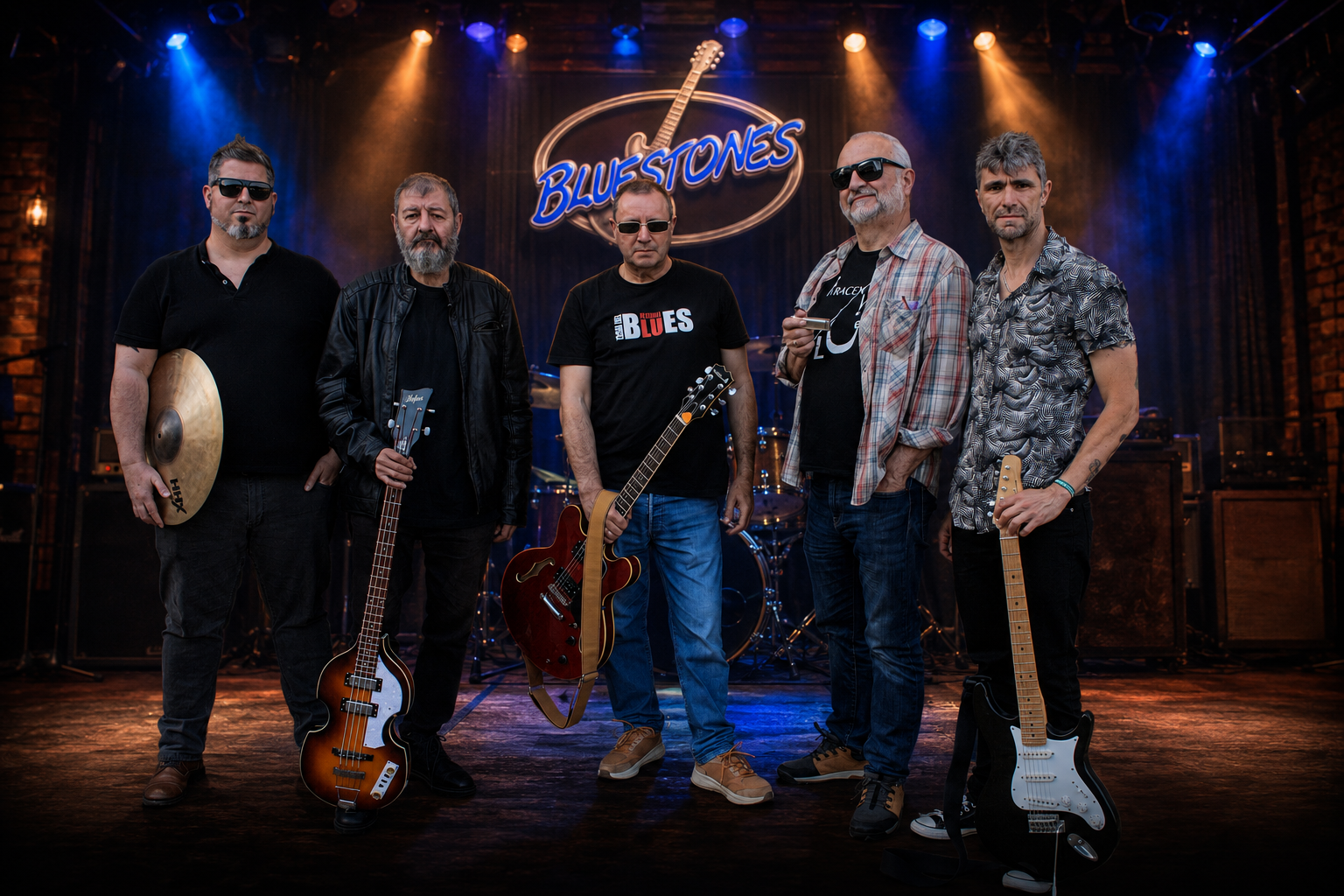 Los Bluestones sobre un escenario